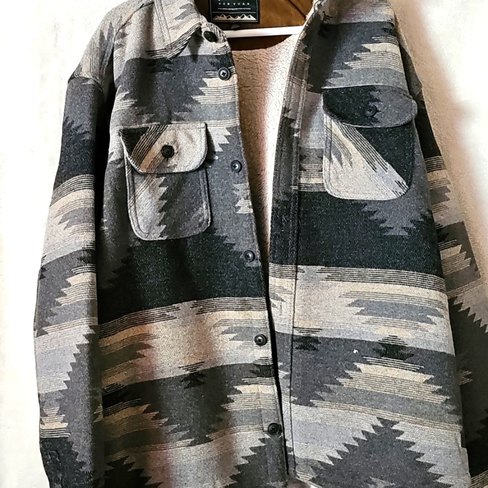 Jachs Gray and Black Patterned Jacket